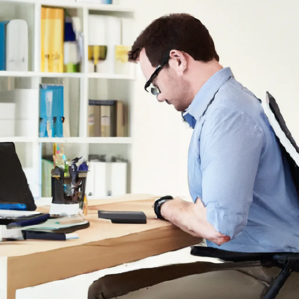 Jak zadbać o plecy podczas pracy biurowej